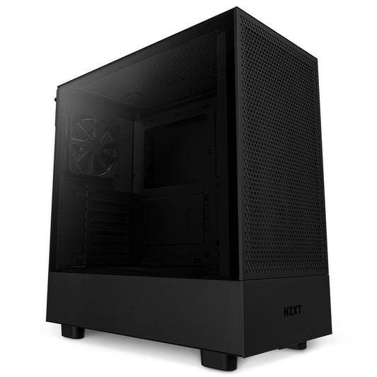 Casing H5 Flow Edition All Black/White Mid Tower Gaming