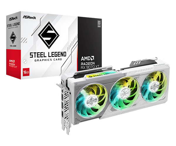 AMD Radeon™ RX 9070 XT Steel Legend 16GB
