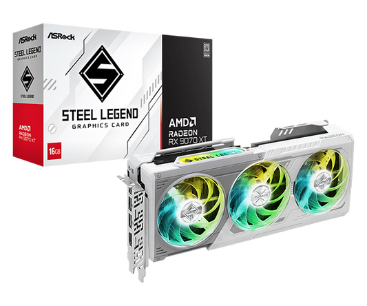 AMD Radeon™ RX 9070 XT Steel Legend 16GB